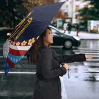 American Samoa and United States Semiquincentennial Umbrella Bald Eagle with National Flag Style