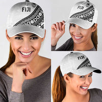 Fijian Rugby Classic Cap Tapa Pattern and Palm Tree Tribal LT03 - Polynesian Pride
