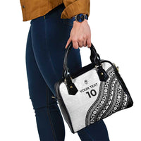 Custom Fijian Rugby Shoulder Handbag Tapa Pattern and Palm Tree Tribal LT03 - Polynesian Pride
