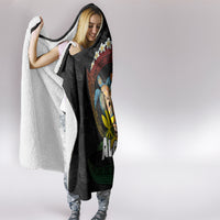 Aloha Hawaii Hooded Blanket Kanaka Maoli with Polynesian Spiral Plumeria LT03 - Polynesian Pride