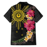 Hawaii and Philippines Together Family Matching Summer Maxi Dress and Hawaiian Shirt Hibiscus Flower and Sun Badge Polynesian Pattern Coloful LT03 - Polynesian Pride