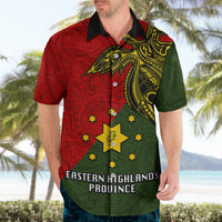 Papua New Guinea Eastern Highlands Province Hawaiian Shirt PNG Birds Of Paradise Polynesian Arty Style LT03 - Polynesian Pride