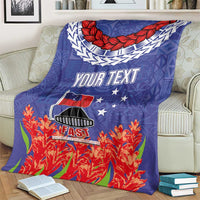 FAST Party Samoa Blanket Ula Fala Teuila Polynesian Tapa Pattern