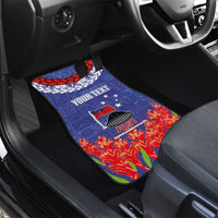 FAST Party Samoa Car Mats Ula Fala Teuila Polynesian Tapa Pattern LT03 - Polynesian Pride