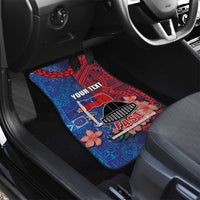 CHOGM FAST Samoa 2024 Car Mats Samoan Tapa Tribal and Ornament Pattern with Hibiscus LT03 - Polynesian Pride