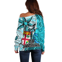 fiji-australia-rugby-off-shoulder-sweater-kangaroo-and-palm-tree-blue-tapa-pattern-mix-aboriginal