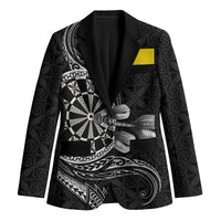 Personalised Niue Darts Masters Blazer Tribal Hiapo Dartboard - Polynesian Pride