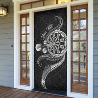 Personalised Niue Darts Masters Door Cover Tribal Hiapo Dartboard - Polynesian Pride