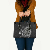 Personalised Niue Darts Masters Leather Bag Tribal Hiapo Dartboard - Polynesian Pride