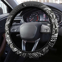 Niue Darts Masters Steering Wheel Cover Tribal Hiapo Dartboard - Polynesian Pride