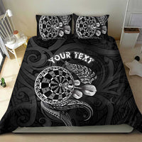 Personalised New Zealand Aotearoa Darts Masters Bedding Set Tribal Silver Fern and Ta Moko Dartboard - Polynesian Pride