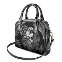 Personalised New Zealand Aotearoa Darts Masters Shoulder Handbag Silver Fern and Maori Spirit - Polynesian Pride