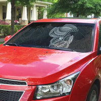 Traditional Polynesian Art Tattoos Auto Sun Shade Black Color - Polynesian Pride