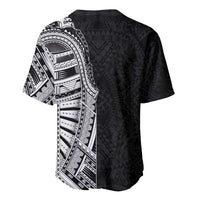 Traditional Polynesian Art Tattoos Baseball Jersey Black Color - Polynesian Pride