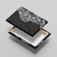 Traditional Polynesian Art Tattoos Canvas Wall Art Black Color - Polynesian Pride