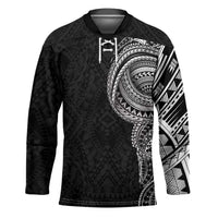 Traditional Polynesian Art Tattoos Hockey Jersey Black Color LT03 Unisex Black - Polynesian Pride