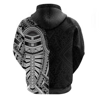 Traditional Polynesian Art Tattoos Hoodie Black Color - Polynesian Pride