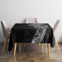 Traditional Polynesian Art Tattoos Tablecloth Black Color - Polynesian Pride