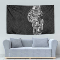 Traditional Polynesian Art Tattoos Tapestry Black Color - Polynesian Pride