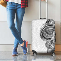 Traditional Polynesian Art Tattoos Luggage Cover White Color - Polynesian Pride