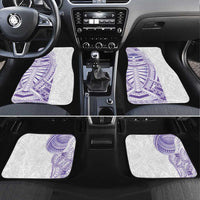 Traditional Polynesian Art Tattoos Car Mats Purple Color - Polynesian Pride