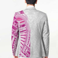 Traditional Polynesian Art Tattoos Blazer Pink Color - Polynesian Pride