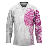 Traditional Polynesian Art Tattoos Hockey Jersey Pink Color - Polynesian Pride