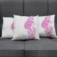 Traditional Polynesian Art Tattoos Pillow Cover Pink Color - Polynesian Pride