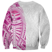 Traditional Polynesian Art Tattoos Sweatshirt Pink Color - Polynesian Pride