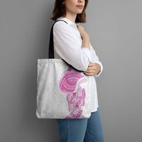 Traditional Polynesian Art Tattoos Tote Bag Pink Color - Polynesian Pride