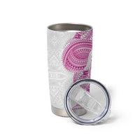 Traditional Polynesian Art Tattoos Tumbler Cup Pink Color - Polynesian Pride