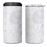 Lotu Tamaiti 4 in 1 Can Cooler Tumbler Traditional Samoan Art Tattoos - Polynesian Pride