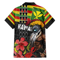 Kanaka Maoli Ikaika Warrior Family Matching Puletasi and Hawaiian Shirt Hibiscus Kakau Art and Tapa Tribal Pattern