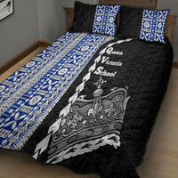 Fiji Queen Victoria School Quilt Bed Set Tapa and Polynesian Tribal Pattern Half Style LT03 - Polynesian Pride