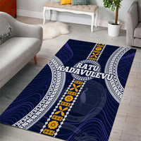 Fiji Ratu Kadavulevu School Area Rug Tapa and Polynesian Tribal Pattern LT03 - Polynesian Pride