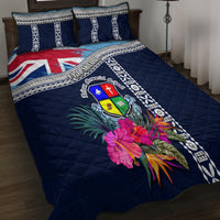 Fiji Lelean Memorial School Quilt Bed Set Tapa and Polynesian Tribal Pattern LT03 - Polynesian Pride