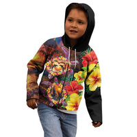 Hawaiian Sea Animals Love Couple Kid Hoodie Aloha Sunset Symphony
