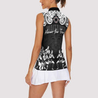 Aotearoa Waitangi Day - Toitu Te Tiriti Women Sleeveless Polo Shirt New Zealand Honour the Treaty