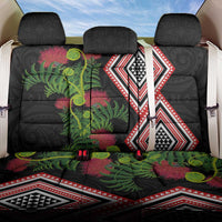 Aotearoa Tukutuku Motif Back Car Seat Cover Pohutukawa and Fern Leaves