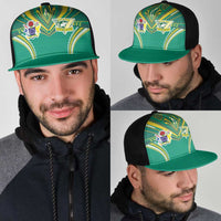 Cook Islands Rugby Mesh Trucker Cap Tatau Art Sport Style Green Color