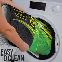 Custom Cook Islands Rugby Bathroom Set Tatau Art Sport Style Black Color