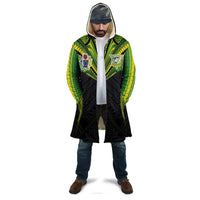 Custom Cook Islands Rugby Cloak Tatau Art Sport Style Black Color