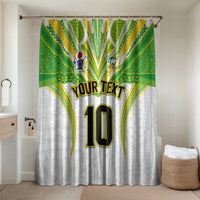 Custom Cook Islands Rugby Bathroom Set Tatau Art Sport Style White Color
