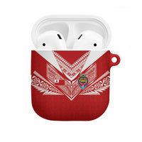 Tonga Rugby AirPods Case Ngatu Motifs and Pacific Patterns