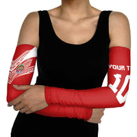 Custom Tonga Rugby Arm Sleeves Ngatu Motifs and Pacific Patterns