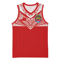 Custom Tonga Rugby Basketball Jersey Ngatu Motifs and Pacific Patterns
