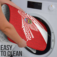 Tonga Rugby Bathroom Set Ngatu Motifs and Pacific Patterns