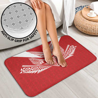 Tonga Rugby Bathroom Set Ngatu Motifs and Pacific Patterns