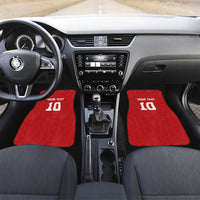 Custom Tonga Rugby Car Mats Ngatu Motifs and Pacific Patterns