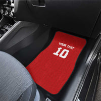 Custom Tonga Rugby Car Mats Ngatu Motifs and Pacific Patterns